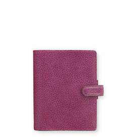 Filofax Finsbury Pocket Leather Organizer - Raspberry