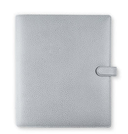 Filofax Finsbury A5 Leather Organizer - Slate Grey