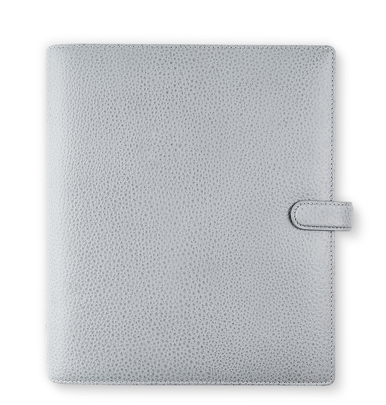 Filofax Finsbury A5 Leather Organizer - Slate Grey