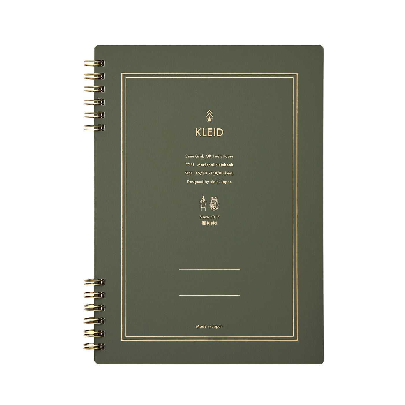 Kleid Marechal Notebook A5 - Olive Drab