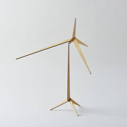 Handmade Kinetic Wood Art Decor | Place To Be | size M: Walnut