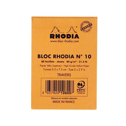 RHODIA Pad Lined 2x3 Orange