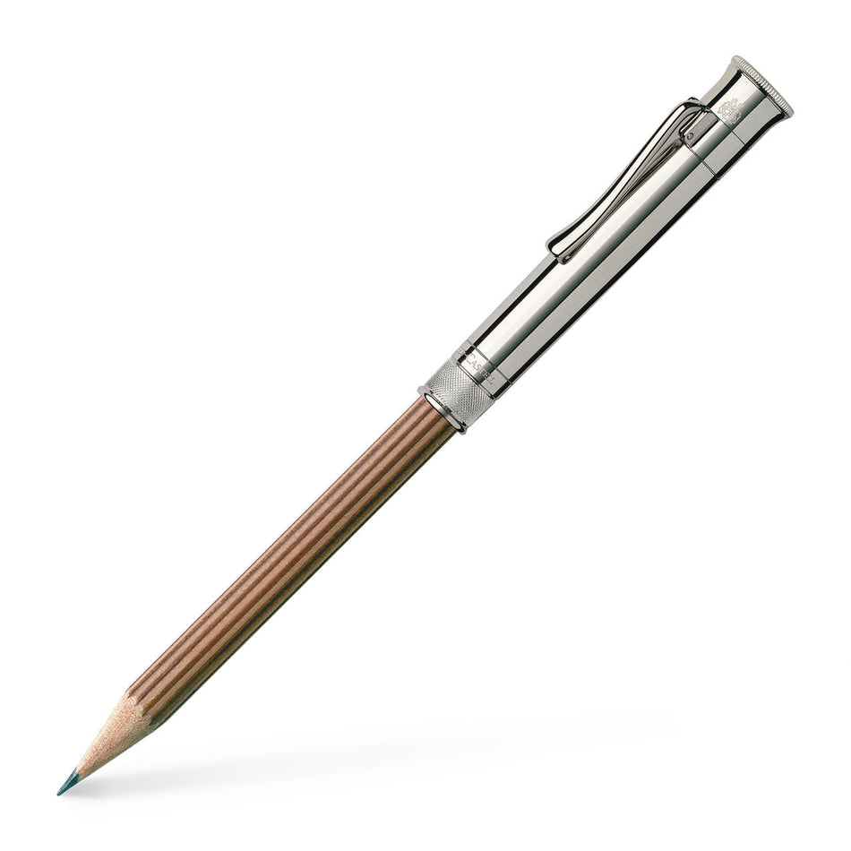 Graf Von Faber-Castell Perfect Pencil Platinum Plate/Brown