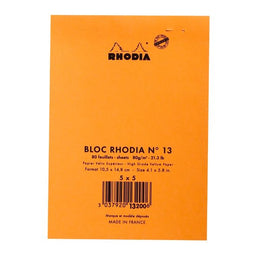 RHODIA Pad Grid 4x6 Orange