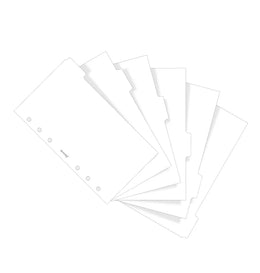 Filofax Personal White Dividers