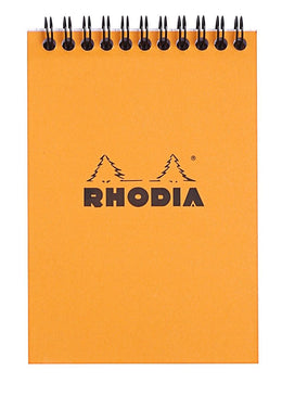Rhodia Spiral Pad Grid 4X6 Orange
