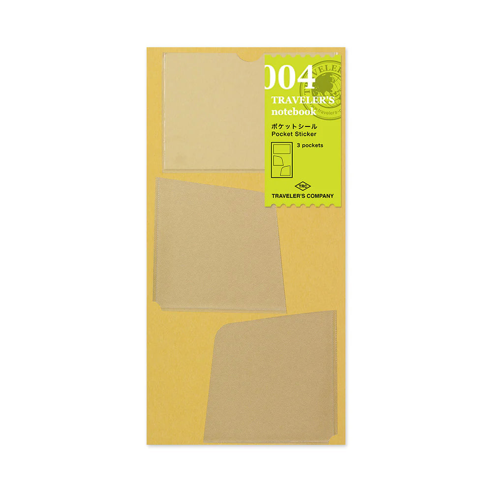 TRAVELER'S notebook Standard Size Refill 004 Pocket Sticker