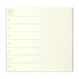TRAVELER'S Notebook Standard Size Refill - 019 Weekly Memo Diary