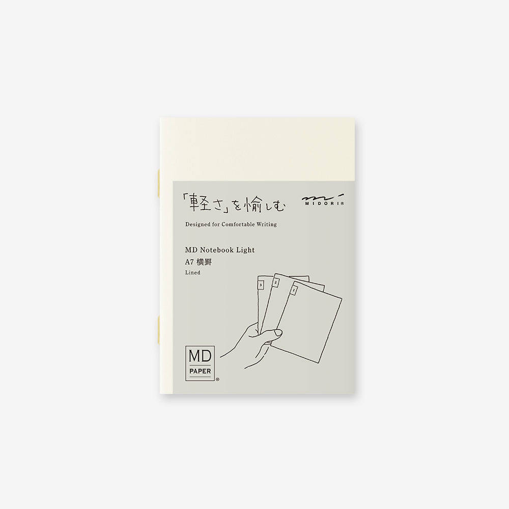 MD Notebook Light (3 Pack) A7 - Lined