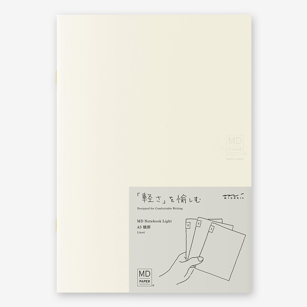 MD Notebook Light (3 Pack) A5 - Lined