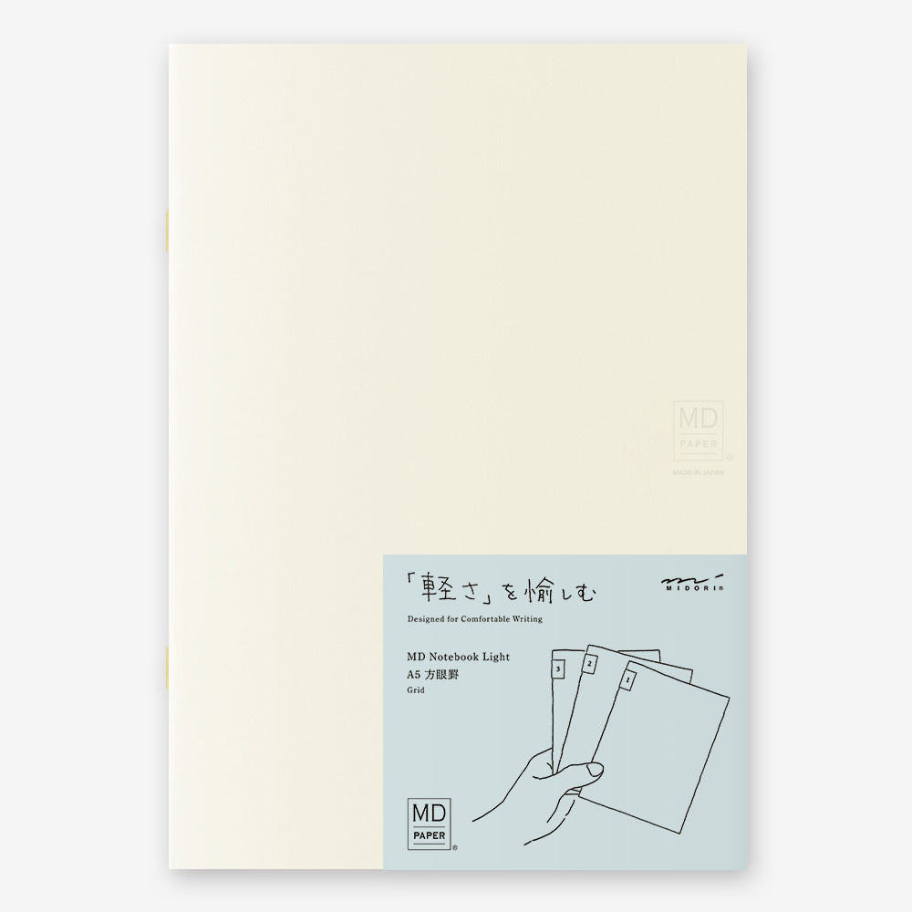 MD Notebook Light (3 Pack) A5 - Grid