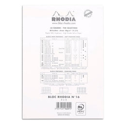RHODIA Pad Grid 6x8 White