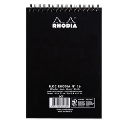 RHODIA Spiral Pad Dot 6x8 Black