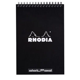 RHODIA Spiral Pad Dot 6x8 Black