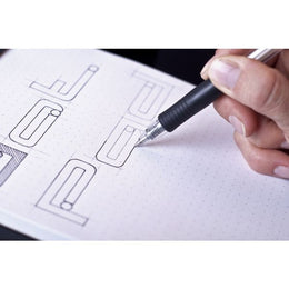 RHODIA Spiral Pad Dot 6x8 Black