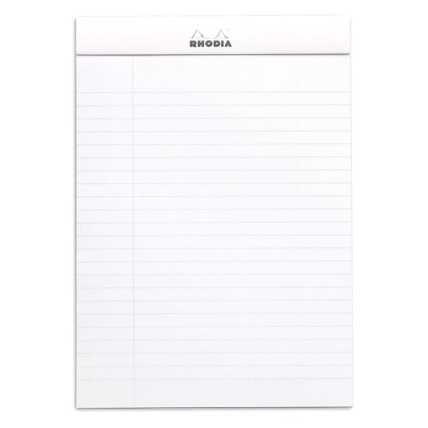 RHODIA Pad Lined 6x8 White