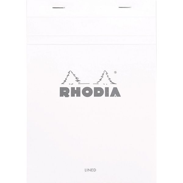 RHODIA Pad Lined 6x8 White