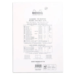 RHODIA Pad Grid 8.5x11 White