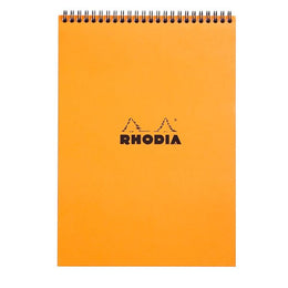 RHODIA Spiral Pad Grid 8.5x11 Orange