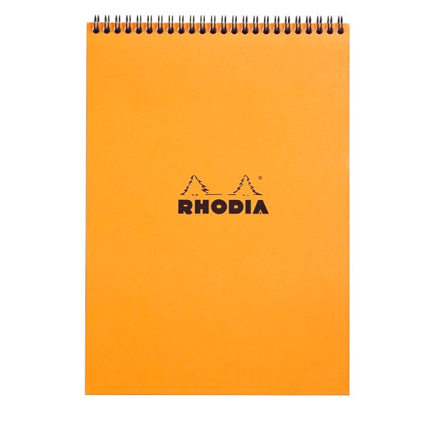 RHODIA Spiral Pad Lined 8.5x11 Orange