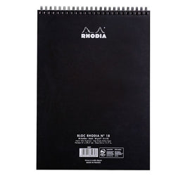RHODIA Spiral Pad Dot 8.5x11 Black