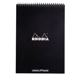 RHODIA Spiral Pad Dot 8.5x11 Black