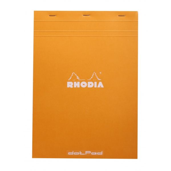 RHODIA Pad Dot 8.5x11 Orange