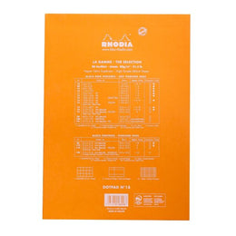 RHODIA Pad Dot 8.5x11 Orange
