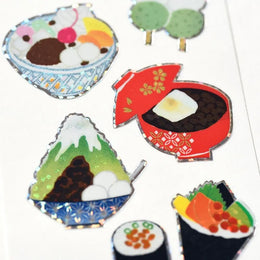 G.C. PRESS Mini Japanese Food Stickers