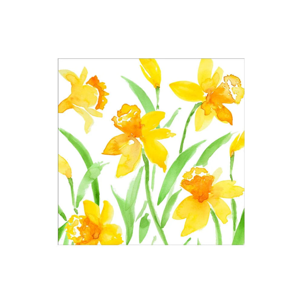 Caspari Spring Herald Cocktail Napkin