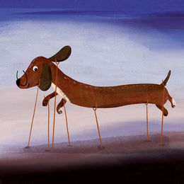 2026 16 Month Wall Calendar - Art Dogs