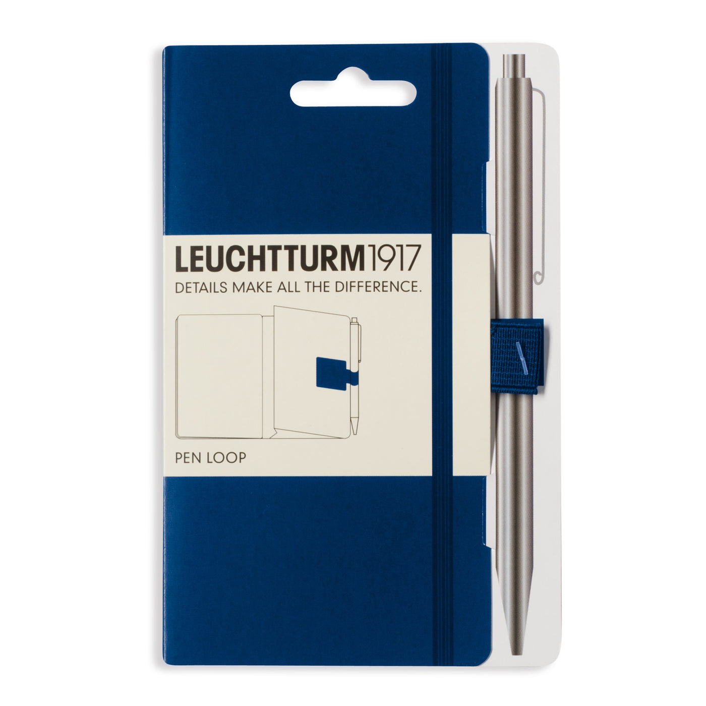 LEUCHTTURM1917 Pen Loop - Navy Blue