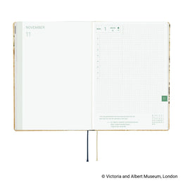 Hobonichi Techo 2027 HON A5 V&A Series: Vine