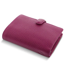 Filofax Finsbury Mini Leather Organizer - Raspberry