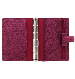 Filofax Finsbury Mini Leather Organizer - Raspberry