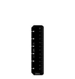 Filofax Pocket Ruler Page Marker Black