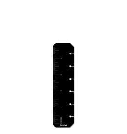 Filofax Pocket Ruler Page Marker Black