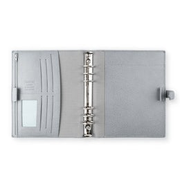Filofax Finsbury A5 Leather Organizer - Slate Grey