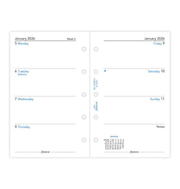 Filofax 2026 Mini Week on Two Pages Refill