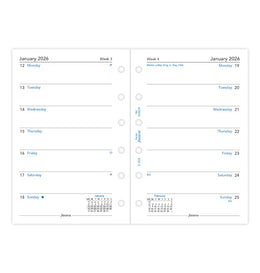 Filofax 2026 Pocket Week on One Page Refill