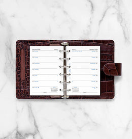 Filofax 2026 Pocket Week on One Page Refill
