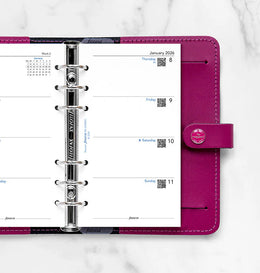 Filofax 2026 Personal Week on Two Pages Refill