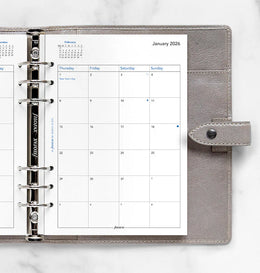 Filofax 2026 A5 Month on Two Pages Refill