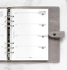 Filofax 2026 A5 Week on Two Pages Refill