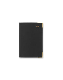 LETTS 2026 Classic Weekly Gold Corners 3x4 - Black
