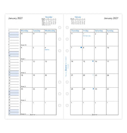 Filofax 2027 Personal Month On Two Pages
