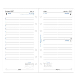 Filofax 2027 Personal One Day On A Page w/ Appointments
