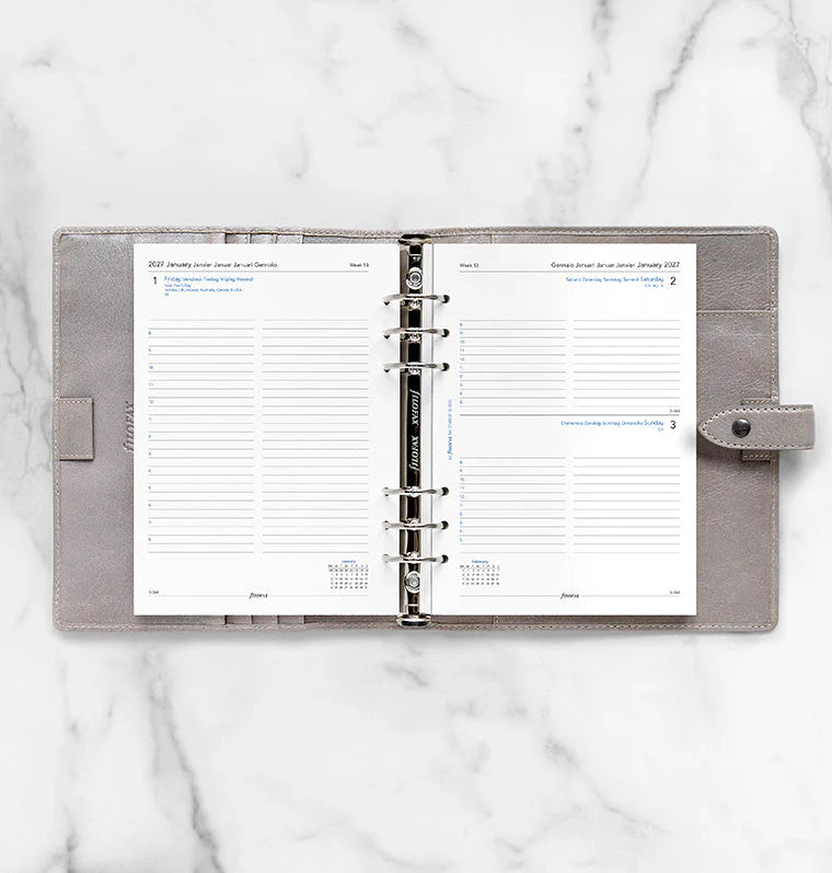 Filofax 2027 A5 One Day On A Page w/Appointments