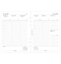 Filofax 2027 A5 Week On Two Pages w/Appointments
