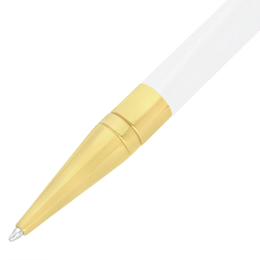 S.T. Dupont D-Initial White/Gold